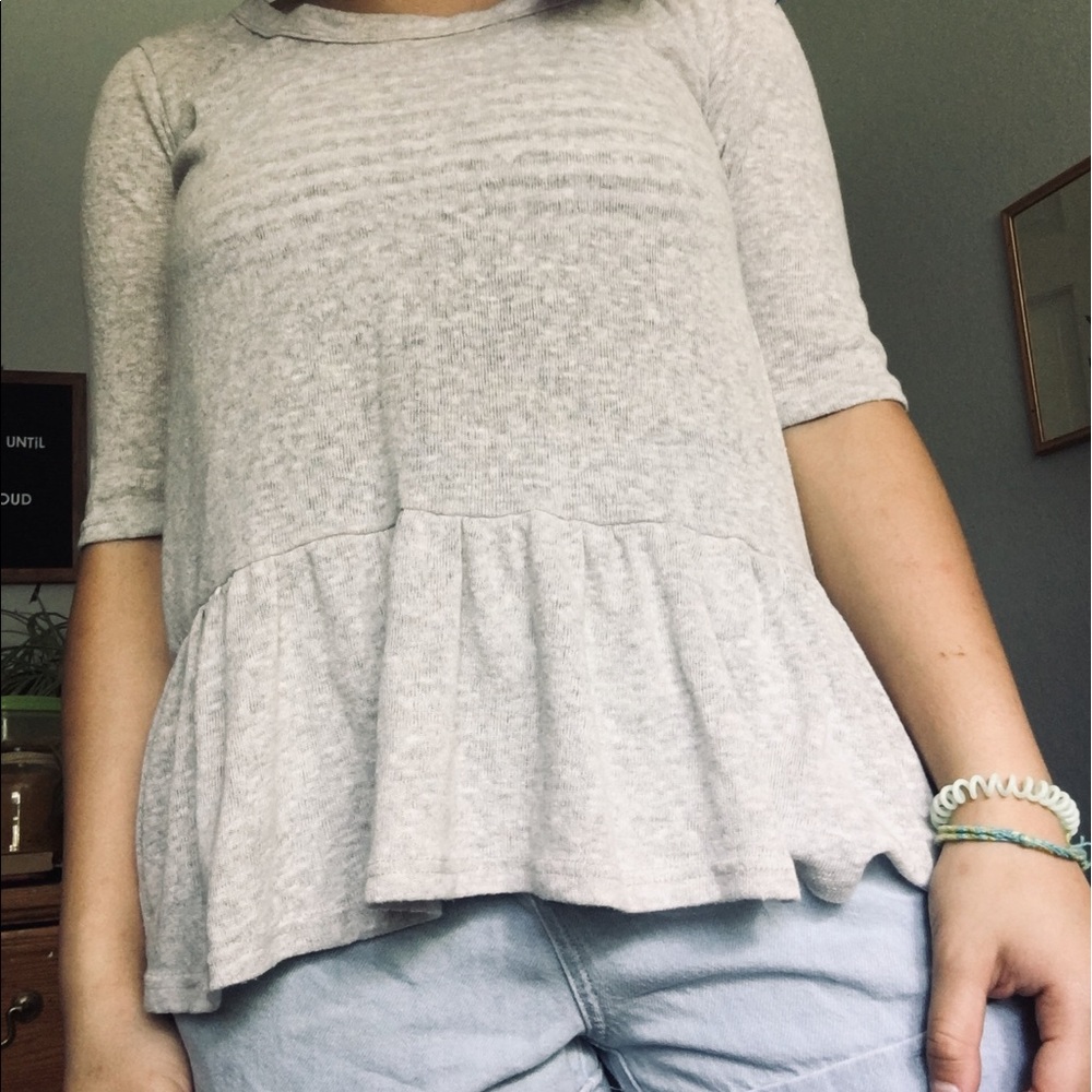 Basil and Lola peplum sweater